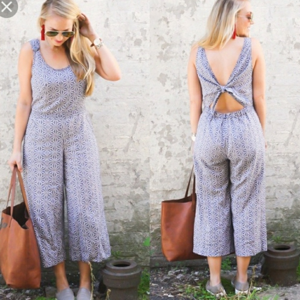 Anthropologie Elevenses Winward jumpsuit